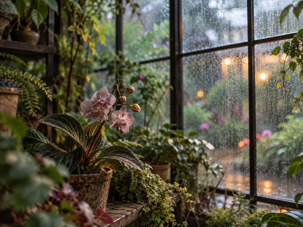 The Quiet Happiness of a Jewel Orchid